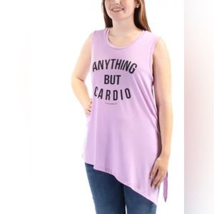 NWT Jessica Simpson The warm up Lilac Bud tank top